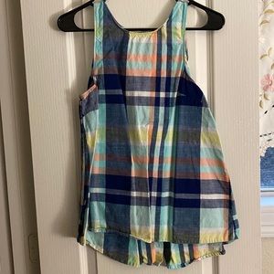 Natural Reflections Button Down Back Tank M